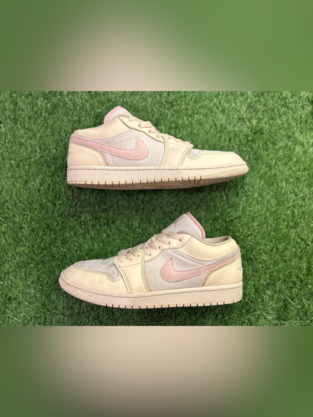 Nike Air Jordan 1 Low SE Sail Pink FQ1925-100 Women's Size 10/Mens Size 8.5